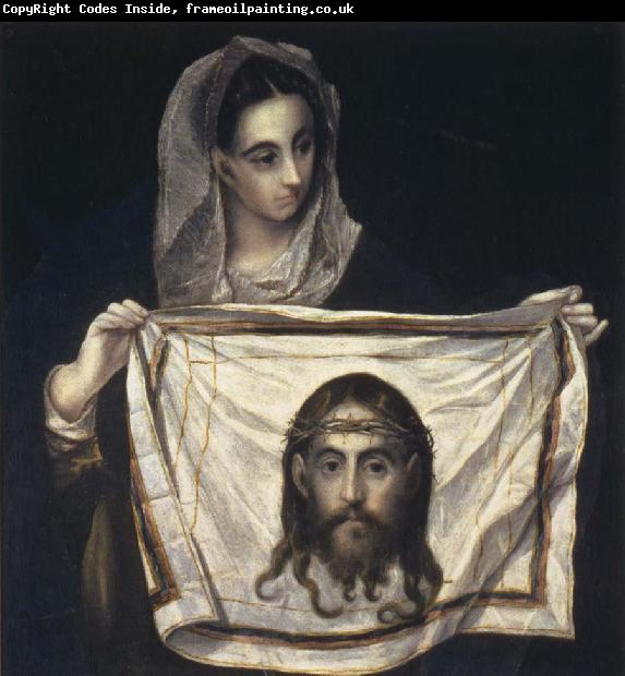 El Greco St Veronica  Holding the Veil